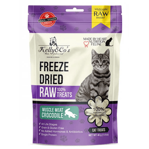 其他 貓零食 Kelly & Co's 貓零食 脫水凍乾小食 鱷魚肉 40g