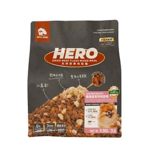 HEROMAMA 狗糧 HeroMama 狗糧 天然蔬果肉鬆糧 小型犬用 雞肉拌肉鬆餐 900g