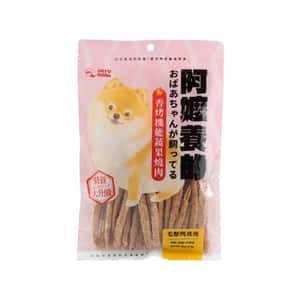 HEROMAMA 狗零食 HeroMama 狗小食 阿嬤養的系列 香烤機能蔬果燒肉 毛髮閃亮亮 80g