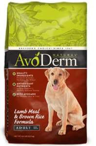 AvoDerm牛油果 狗糧推薦：AvoDerm Natural 牛油果羊肉米配方狗糧 (1歲以上成犬) 15lb (LR-2N)