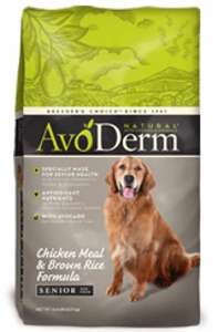 AvoDerm牛油果 狗糧推薦：AvoDerm Natural 牛油果抗氧化配方狗糧 (7歲以上高齡犬) 15lb