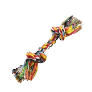 狗玩具 彩色繩結狗狗磨牙玩具