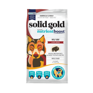 solidgold 狗糧 Solid Gold 素力高 狗糧 (NB) 升級版中大型成犬 野牛配方 22lb (SG715)