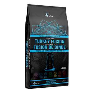 Holistic Blend楓葉 狗糧推薦：Harlow Blend 楓葉 無穀物狗糧 鮮火雞三文魚蔬果 20lb (HR-122120) (新包裝)