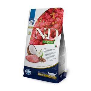 Farmina Farmina N&D 貓糧 藜麥無穀系列 羊肉青蘋果 高齡貓配方 1.5kg (PND0150083)