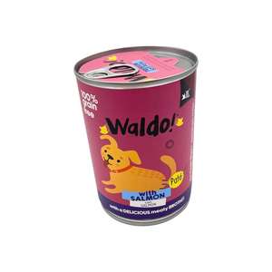 其他 Waldo! 狗罐頭 主食罐 三文魚味 375g (HF00145)