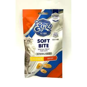 其他 Egeo 貓零食 肉醬夾心系列 雞+牛肉 3x10g (HF04249)
