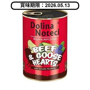 Dolina Noteci Dolina Noteci 狗罐頭 牛+鵝心 400g (DBG400) (賞味期限 2026.05.13)