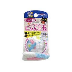 其他 貓玩具 DoggyMan 貓貓最愛木天蓼鈴鐺毛線編織逗貓球 (乳白)