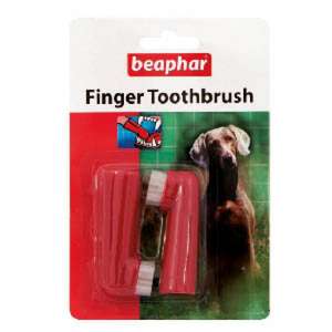 BEAPHAR 貓犬用清潔美容用品推薦：Beaphar 貓狗通用手指型牙刷 2支裝 (11327)