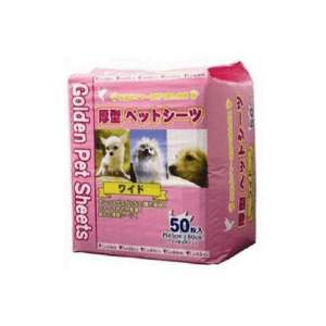 Golden Pet Sheets 狗尿墊 狗尿片 Golden Pet Sheets 強力吸濕除臭加厚寵物尿墊 狗尿墊 狗尿片 [45*60 M碼 50枚] (GD053737)