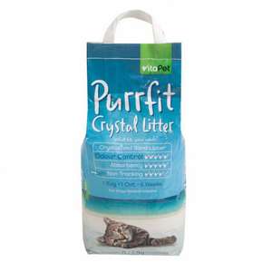 貓砂推薦：VitaPet Purrfit 低粉塵高吸水 水晶貓砂 7L