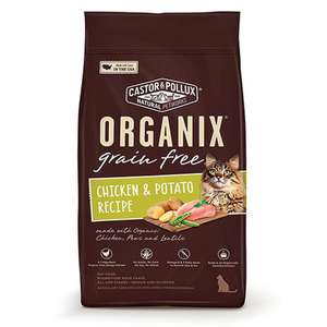 CASTOR & POLLUX (ORGANIX / PRISTINE) 貓糧 貓乾糧推薦：CASTOR & POLLUX ORGANIX Chicken & Sweet Potato 無穀物有機全貓糧 雞肉甜薯配方 10lb (綠)