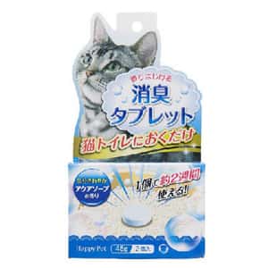 貓砂盆用消臭用品 日本大塚貓砂盆除臭清香片2週間 藍色肥皂味 90g (停售)