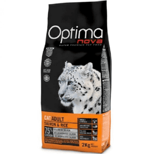 Optima 貓糧 Optima nova 雪豹三文魚美毛配方 Salmon & Rice 8kg (OCS-L)
