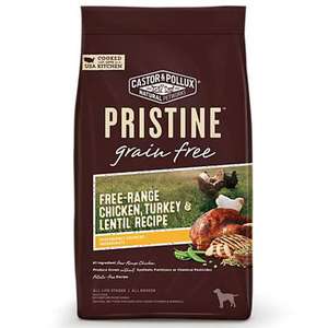 CASTOR & POLLUX (ORGANIX / PRISTINE) 貓糧 貓乾糧推薦：CASTOR & POLLUX PRISTINE Free-Range Chicken & Turkey 無穀物全貓糧 放養雞及火雞配方 10lb (綠黃) (停售)