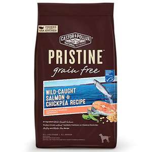 CASTOR & POLLUX (ORGANIX / PRISTINE) 貓糧 貓乾糧推薦：CASTOR & POLLUX PRISTINE Wild-Caught Salmon 無穀物全貓糧 野生三文魚配方 6lb (藍粉紅) (52059)