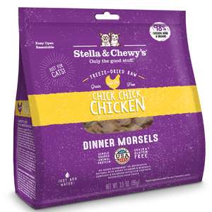 Stella & Chewy's 貓糧 貓乾糧推薦：Stella & Chewy's 貓糧 Dinner Morsels 凍乾生肉主食糧 雞肉配方 8oz (SC033-A)