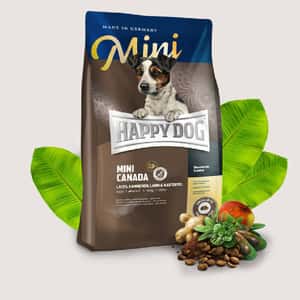 Happy Dog 狗糧 Happy Dog Supreme Mini 小型犬加拿大三文魚兔肉羊肉無榖物高能量配方 Mini Canada 4kg (4包1kg夾袋) (60329)