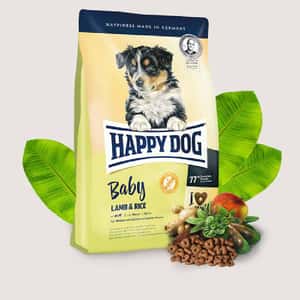 Happy Dog 狗糧 Happy Dog Supreme Young 初生犬羊肉及飯配方 (一至六個月) Baby Lamb & Rice 4kg