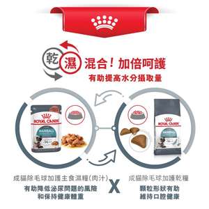Royal Canin 法國皇家 貓濕糧 成貓去毛球加護主食濕糧 (肉汁) 85g (圖片7)