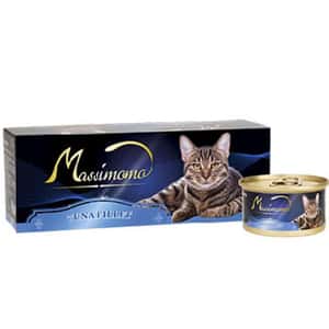 Ocheers 貓罐頭 Massimomo 貓罐頭 純吞拿魚片 80g (藍)