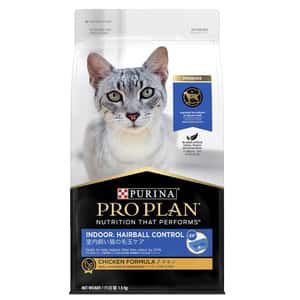 PROPLAN 冠能 貓糧 PURINA PROPLAN 冠能 貓糧 成貓室內去毛球配方 雞肉 1.5kg (12433226)