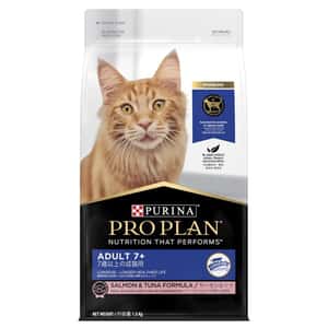 PROPLAN 冠能 貓糧 PURINA PROPLAN 冠能 貓糧 成貓7+配方 三文魚及吞拿魚 1.5kg (NE12433227)