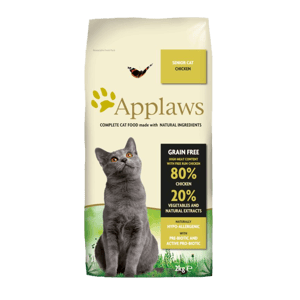 Applaws 貓糧 貓乾糧推薦：Applaws 貓糧 老貓專用 雞肉配方 2kg (4205)