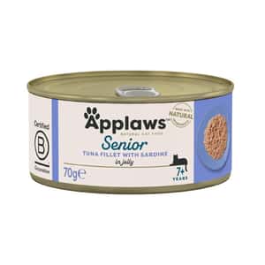 Applaws 貓罐頭 Applaws 貓罐頭 啫喱高齡貓用7+ 吞拿魚及沙甸魚 Tuna with Sardine 70g (1331)
