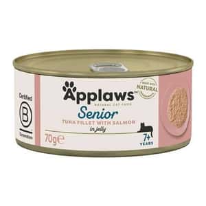Applaws 貓罐頭 Applaws 貓罐頭 啫喱高齡貓用7+ 吞拿魚及三文魚 Senior Tuna with Salmon in Jelly 70g (淺粉) (1328)