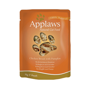 Applaws 貓罐頭 Applaws 貓濕糧 Cat Pouch 雞胸及南瓜 Chicken with Pumpkin 70g (橙) (8001)