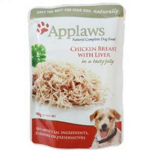 Applaws 狗罐頭 狗濕糧推薦：Applaws 狗餐包 啫喱雞肉及雞肝 Chicken with Liver 100g