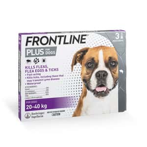 杜蟲殺蚤用品 保健用品 FRONTLINE Plus for Dogs 狗用殺蝨滴 (20-40kg大型犬專用) (FPL) (HK-53175)