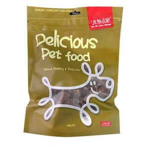 其他 狗零食 Delicious Pet food無敵小寵 狗零食 雪花純牛肉粒 訓犬零食 精裝400g (犬用) (軍綠)