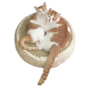 寵物床墊 貓床墊 天然手工草編貓窩