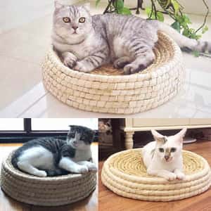 天然手工草編貓窩 (圖片3)