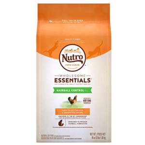 Nutro 貓糧 貓乾糧推薦：Nutro 成貓糧 特級去毛球配方 雞肉及糙米 6.5lb (10182891)