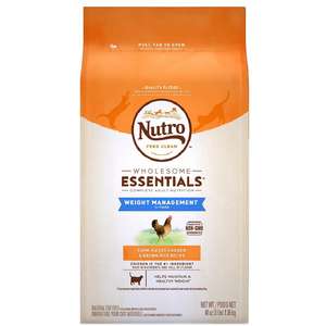 Nutro 貓糧 貓乾糧推薦：Nutro 成貓糧 特級體重控制配方 雞肉及糙米 3lb (10182883)