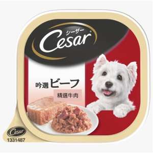 Cesar西莎 狗罐頭 狗濕糧推薦：Cesar西莎 鋁罐狗罐頭 日系牛肉味 100g (10230232)