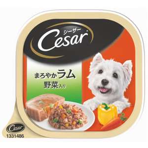 Cesar西莎 狗罐頭 狗濕糧推薦：Cesar西莎 鋁罐狗罐頭 日系野菜羊仔肉 100g (10279552)