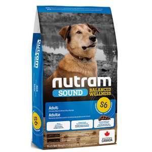nutram紐頓 狗糧推薦：nutram紐頓 成犬配方 For Adult dogs S6 11.4kg (NT-S6-11K)