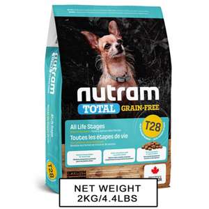 nutram紐頓 狗糧推薦：nutram紐頓 狗糧 無薯無穀糧小型犬 三文魚鱒魚 Salmon & Trout T28 5.4kg (NT-T28-5K)