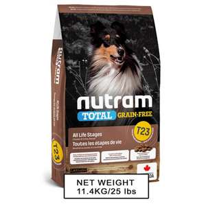 nutram紐頓 狗糧推薦：nutram紐頓 狗糧 無薯無穀糧大型犬 雞肉火雞 Turkey Chicken & Duck T23 11.4kg (NT-T23-11K)