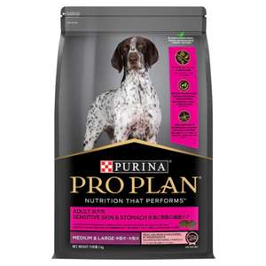 PURINA PROPLAN 冠能 狗糧推薦：PURINA PROPLAN 冠能 狗糧 成犬敏感皮膚及腸胃配方 三文魚 3kg (新包裝) (12519092)