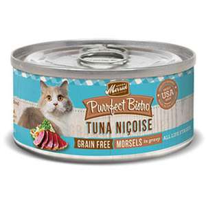 Merrick 貓罐頭 貓濕糧推薦：Merrick 無穀物吞拿魚雞肝肉粒貓罐頭 Tuna Nicoise 5.5oz (38290)