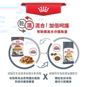Royal Canin 法國皇家 貓濕糧 成貓亮毛及皮膚加護主食濕糧 (啫喱) 85g 啫喱配方 85g (3105400) (圖片5)