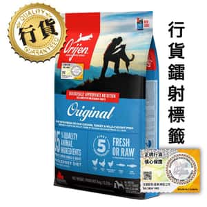 Orijen - Orijen 狗糧 - Orijen 成犬配方 - orijen狗糧評價 - 渴望狗糧 - PetChill 寵物用品店