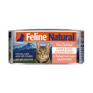 Feline Natural 貓罐頭 Feline Natural 主食貓罐頭 羊肉及三文魚盛宴 Lamb and King Salmon Feast 85g (F9-C-LS85)