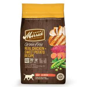 Merrick 狗糧推薦：Merrick 全犬狗糧 無穀物雞肉甜薯配方 22lb (38563)